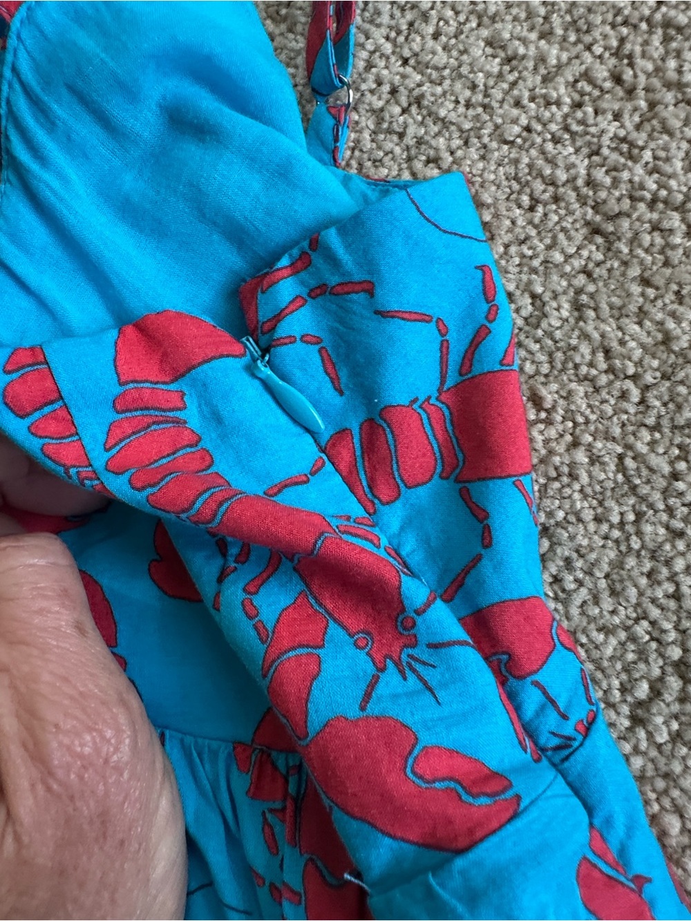 J. crew lobster print sun dress - Picture 10 of 14